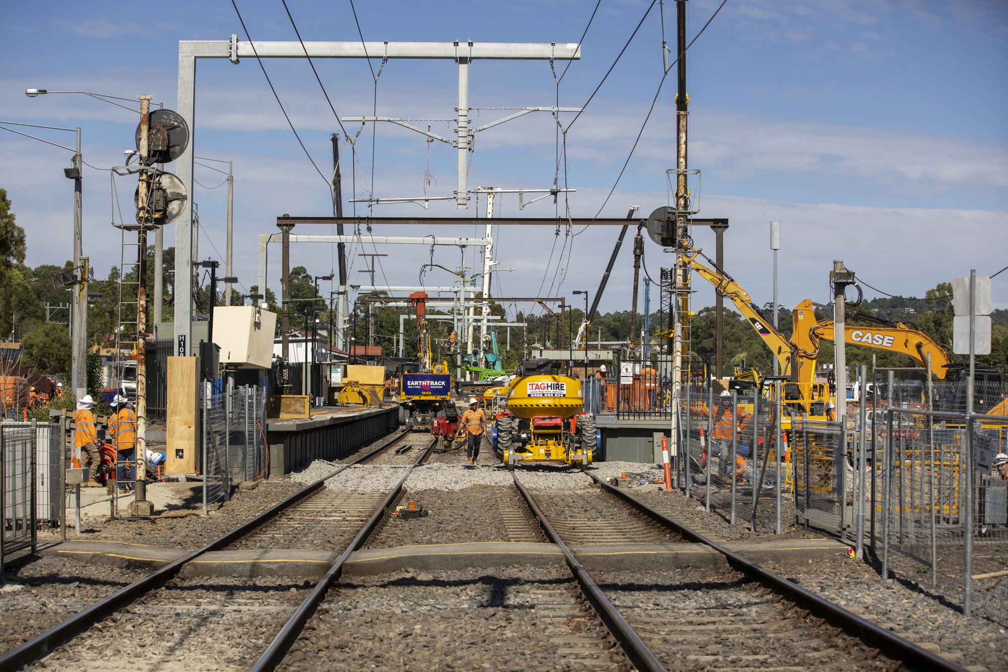 Level Crossing Removal Project We Ve Been Working Night And Day To Dig The Foundations For The New Rail Bridges Over Manchester Road And Maroondah Highway The Manchester Road And