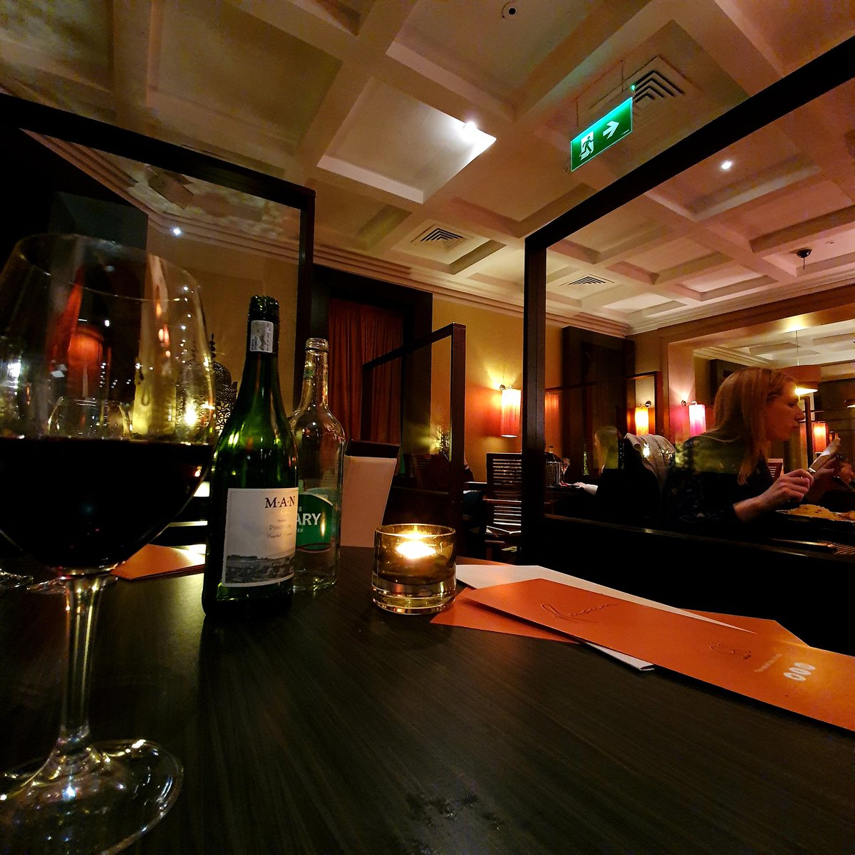 TheBlondeBomber's tweet image. Safe dining in a #COVID environment @RasamRestaurant #Glasthule