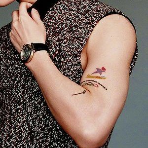 Jackson's Youth Olympics tattoo