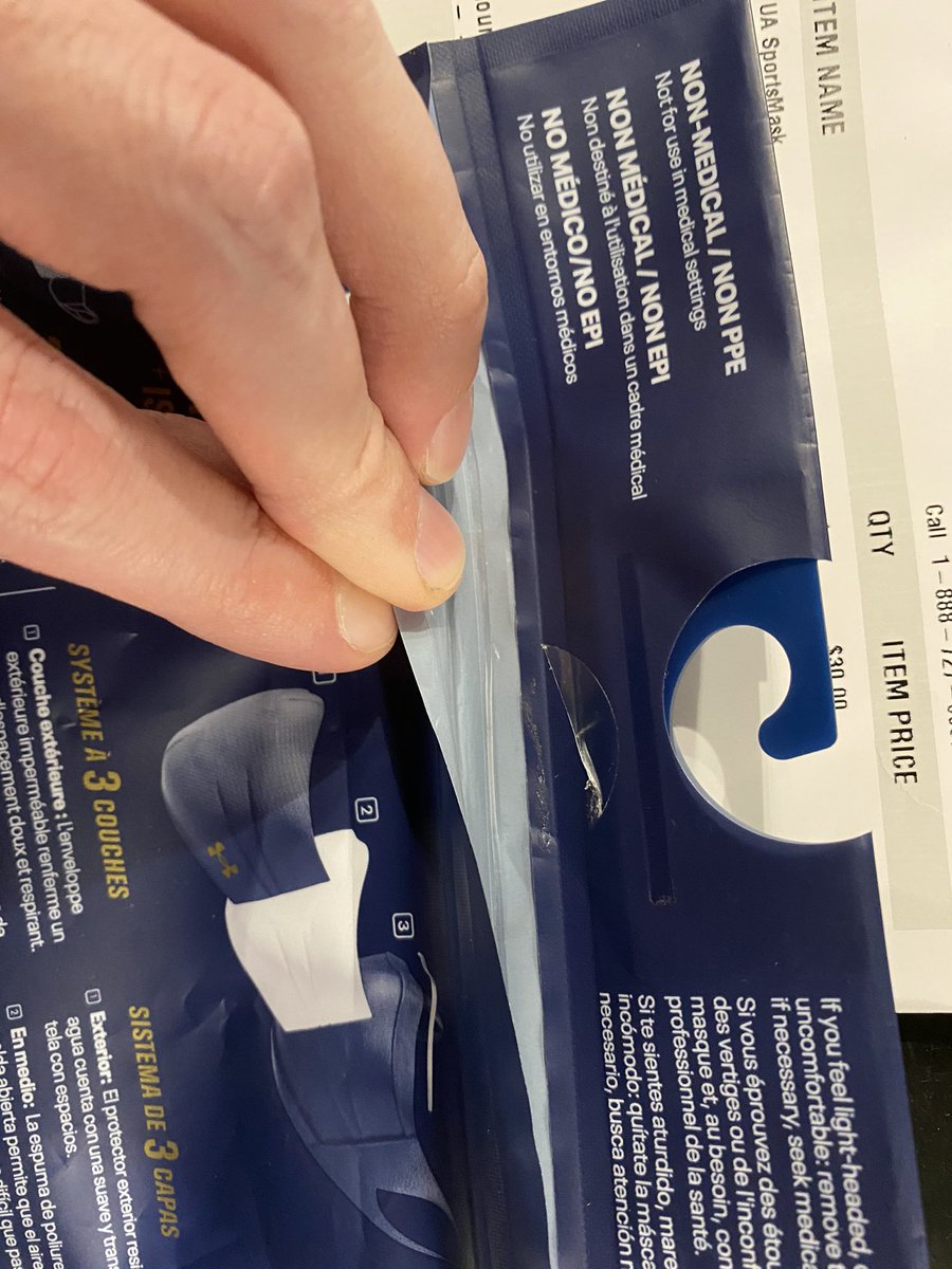 eximus's tweet photo. @ProjectRock @UnderArmour sending me an empty bag with the seal broken for my order 🤷‍♂️ https://t.co/tTeLsrObuc