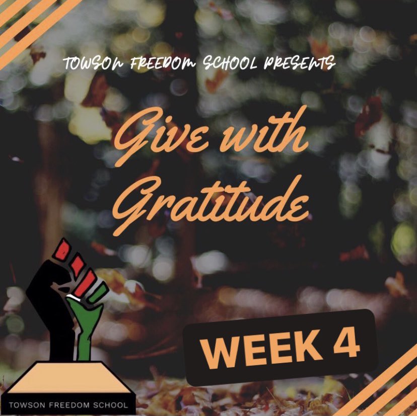 TUFreedomSchool's tweet photo. Freedom Fighters! Giving Tuesday is a chance to support community orgs, food pantries, mutual aids, and individuals with donations.

This is WEEK 4 of TFS promoting funds, organizations, and individuals you can donate to. ✊🏿✊🏾✊🏽✊🏼✊🏻

⬇️THREAD⬇️ https://t.co/elVkRBi38j