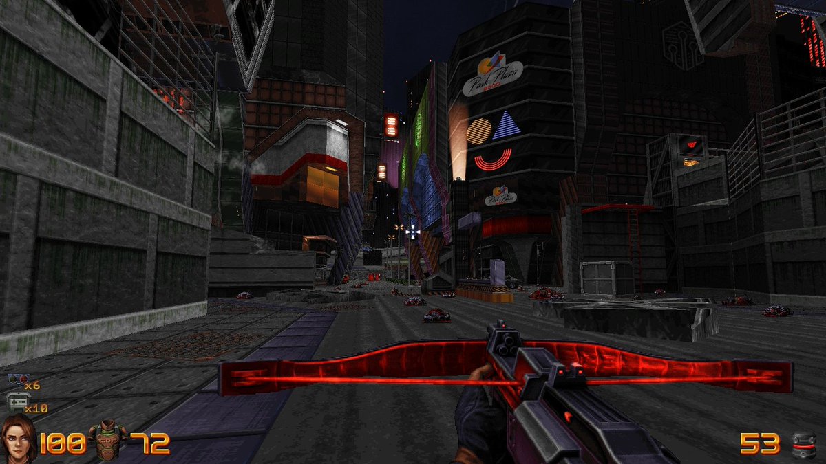 Ion FuryThe spiritual successor to Duke Nukem 3d and it lives up to that title by going above and beyond what duke 3d did. Pushing the Build Engine to it's limits Ion fury creates one of the best classic FPS experiences you can have. It also has an expansion coming out in 2021!