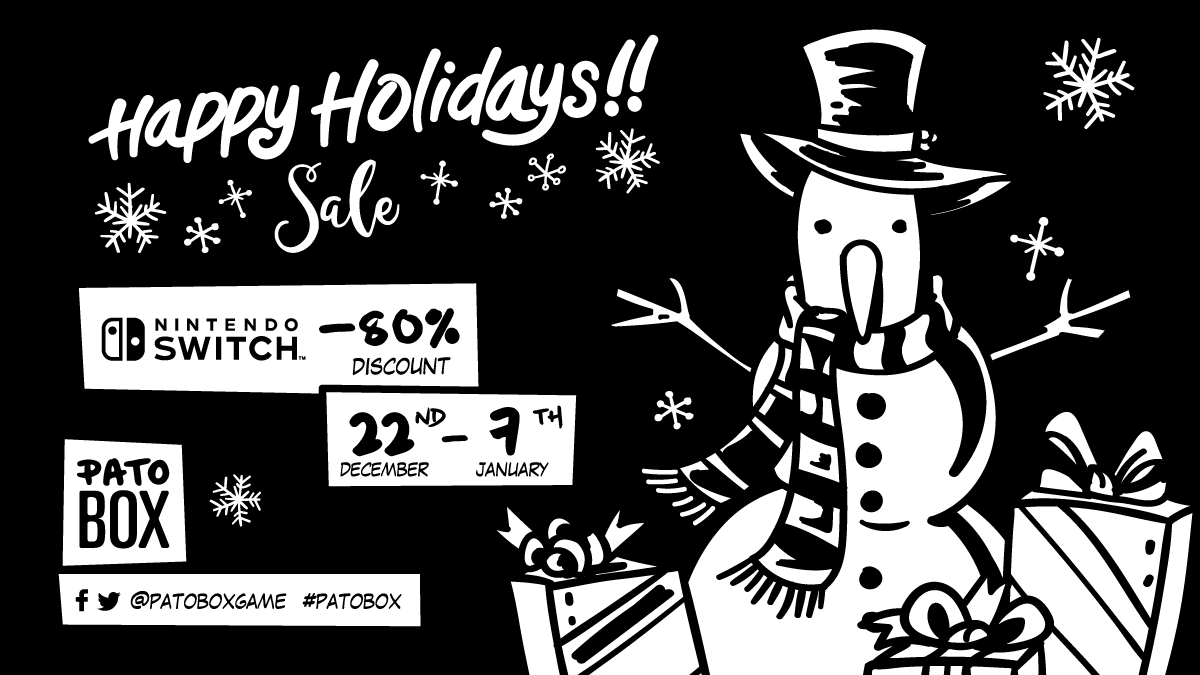 BromioDev's tweet photo. If you are feeling cold on a christmas night, why not buy a #Patobox to keep you warm? And adorn your tree with the #NeonCityRiders lights ~ 

Get them at big discounts! Starting today and ending January 5th! https://t.co/NqhoUrts8d