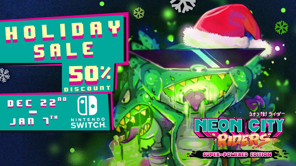 BromioDev's tweet photo. If you are feeling cold on a christmas night, why not buy a #Patobox to keep you warm? And adorn your tree with the #NeonCityRiders lights ~ 

Get them at big discounts! Starting today and ending January 5th! https://t.co/NqhoUrts8d