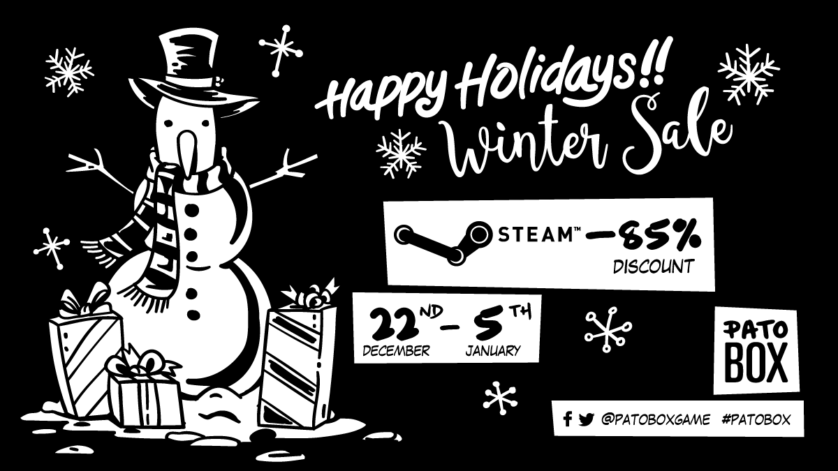 BromioDev's tweet photo. If you are feeling cold on a christmas night, why not buy a #Patobox to keep you warm? And adorn your tree with the #NeonCityRiders lights ~ 

Get them at big discounts! Starting today and ending January 5th! https://t.co/NqhoUrts8d