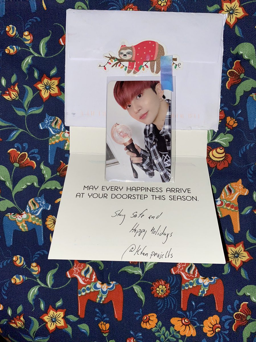 OTlifekpop's tweet photo. He arrived safely. Thank you @kfanprojects 😊 https://t.co/7B0yG9z44T