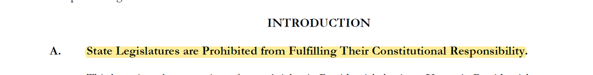 When lawyers-in-potential are taught to write, they're taught that section headings should be a working part of the document. Preferably, they should help orient the reader to the argument.This does the opposite. It disoriented me. I seriously have no clue what's coming next.