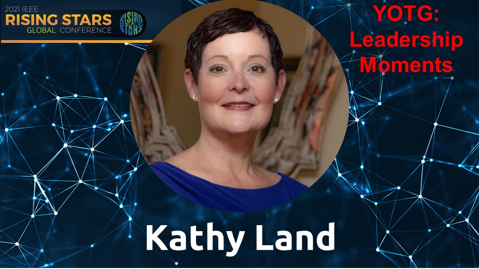 "Effective leaders offer people the opportunity to create their own vision" Kathy Land, 2021 IEEE President.

Register today: lnkd.in/gVr9mHq
Vignette: lnkd.in/gJf3tw4
#womeninengineering #ieee #IEEERisingStars #YeohOnTheGo #womeninleadership #visionaryleadership