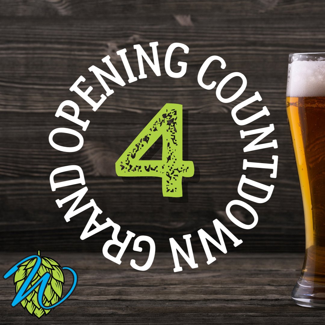 FOUR DAYS!

December 26th is rapidly approaching, and we couldn't be more excited.

In the meantime, we're available prior to our grand opening for gift cards (hello, stocking stuffers) and growler fills of select brews. Send us a Facebook message to set up a time to come in!