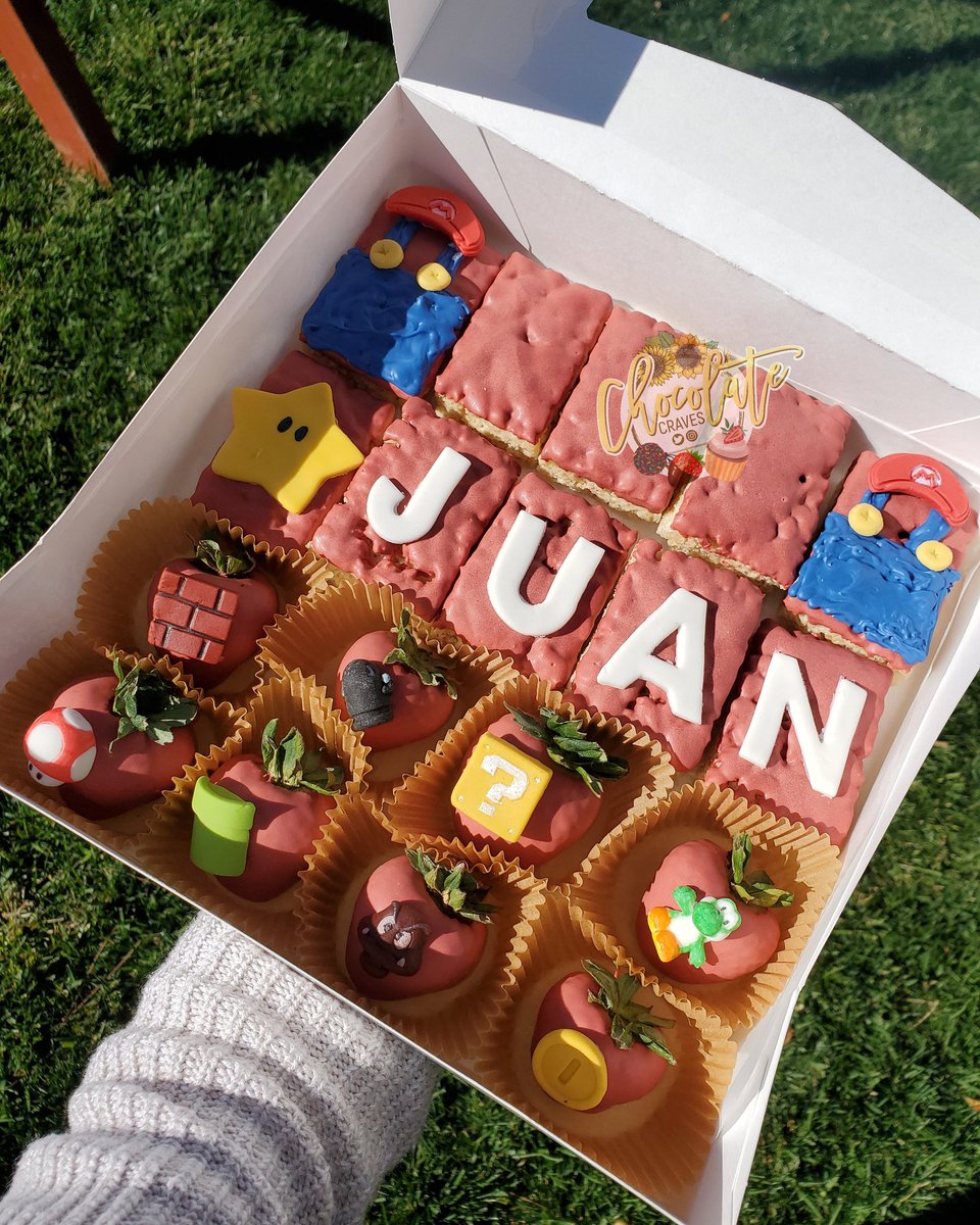 ChocolateCraves's tweet photo. Mario related video games are always my favorite ๐ฌ๐ฎ
#gamer #videogames #yoshi #happybirthday #mariotheme #supermario #birthday #giftideas #partytreats #chocolatecraves https://t.co/iFNPyXJOLe