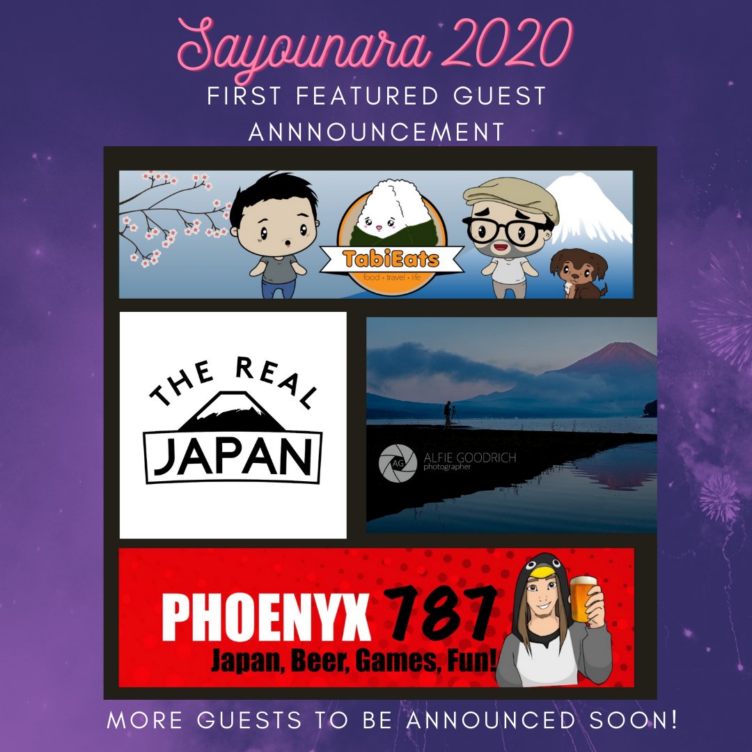 okashicon's tweet photo. Okashicon Presents: Sayounara 2020, a Virtual New Year’s Eve Party!  (FB Event  https://t.co/1k0PrXPWeV)
Announcing the first guests in our lineup:

@TabiEats_jp, @AlfieJapanorama , @phx787 
Plus @TheRealJapan1   https://t.co/WtouGqpAme!

#Tabieats #photography #therealjapan https://t.co/lBccSEO2YN