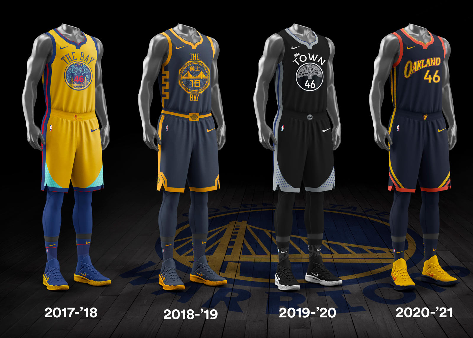 Golden State Warriors City Edition Jerseys, Warriors City Apparel