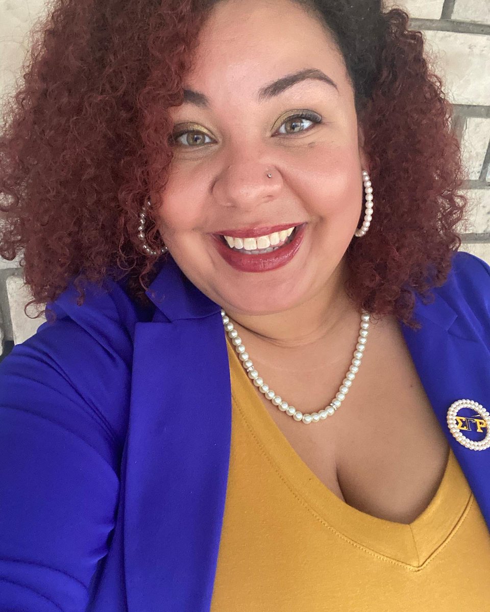 alli_celeste's tweet photo. Yall thought I was finished..
So allow me to reintRHOduce myself. 
You may know me as Alli, but in Sigmaland, I will forever be known as Rhoyal Esperanza, the Deuce of my line. #DeuceWithTheJuice #GoldenGrandRapidsGirl
#GreaterServiceGreaterProgress
#SGRho #YourNewFavoritePoodle https://t.co/UCWhGvYFGU