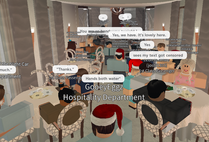 EngineEternal's tweet photo. 🎅| Christmas Event

Merry Christmas! Our group held our very last 2021 event which was the christmas event, occurring only 3 days after departure. At its height around 60 People attended.

#ROBLOX #RobloxChristmas https://t.co/pfvtpICC4y