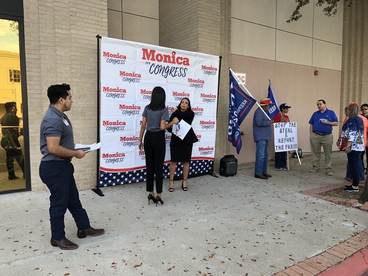 De La Cruz-Hernandez also made a bunch of other claims, including that Hidalgo County "illegally" sent mail-in ballot applications to voters.(Background on that issue:  https://www.texastribune.org/2020/10/07/harris-county-mail-in-ballot-applications/)