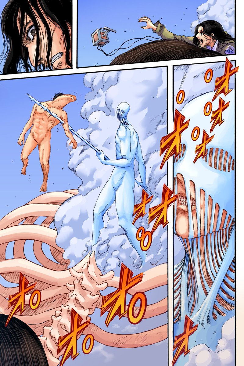 [Spoilers] attack on titan chapter 135 page 21 colored :) 