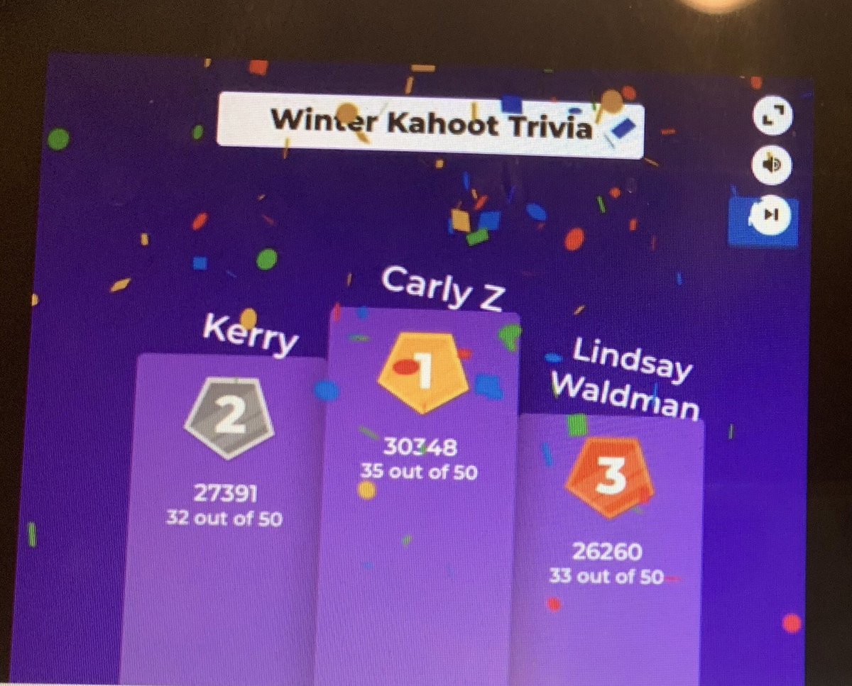 Congratulations to our winners! 👏👏 #WinterTrivia #Weare