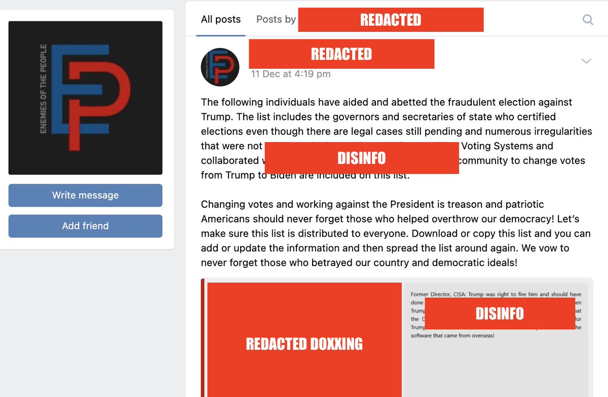 4. Despite a wave of coordinated takedowns,  @parler_app &  @vkontakte profiles STILL ONLINE. Not linking to them, but indicates something about how those two platforms handle gov-backed disinformation...