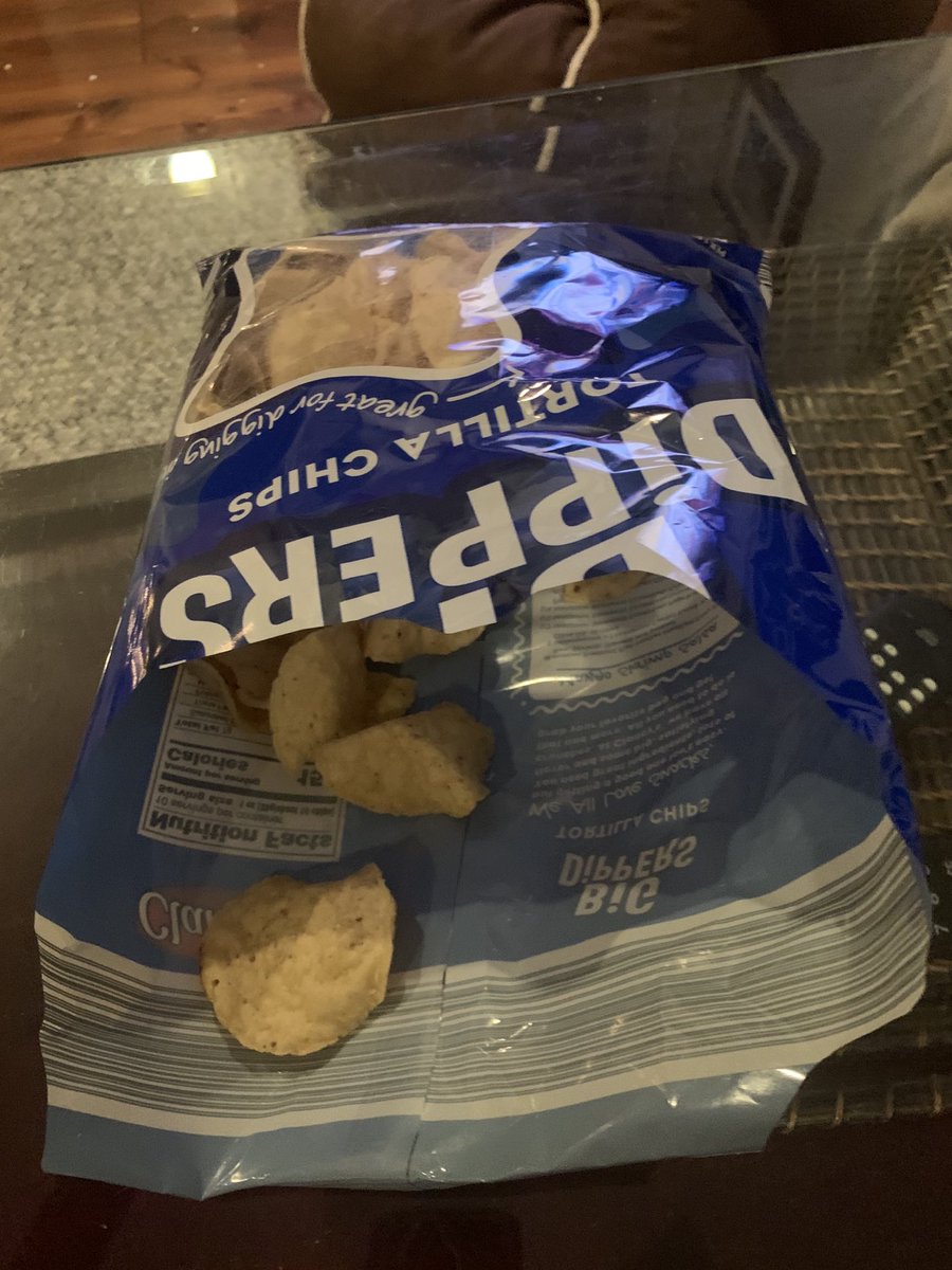 ⁦<a href="/havilandmike/">Michael V Haviland</a>⁩ I let my wife open da chips tonight. Oh how I regret that now, lol. Why??