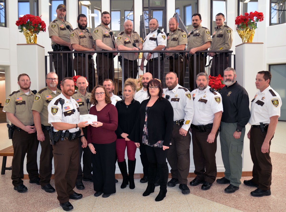 THANK YOU to the Sherburne County Sheriff’s Department for their donations from this year’s BEARD CHALLENGE. Deputies have done more than just raise money for us; your beards spread much needed AWARENESS about the work we do and the partnership we share to end family violence.