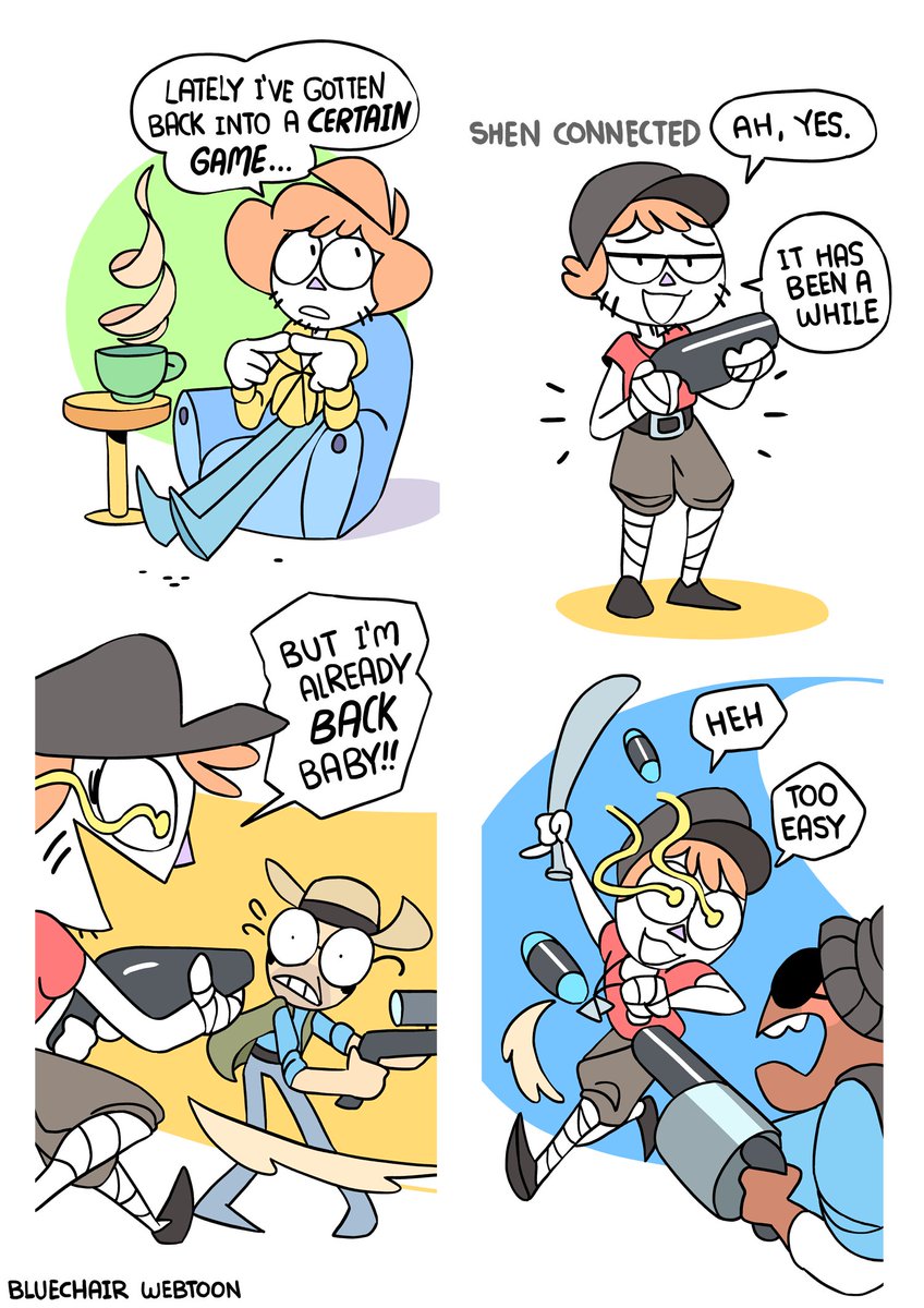 Shen Comix On Twitter Shen Reveals His Tf2 Main In The Shocking Latest Episode Of Bluechair Which U Can Read At Https Tco Xjm9pr8eih Https Tco 6ao9fvbjyi