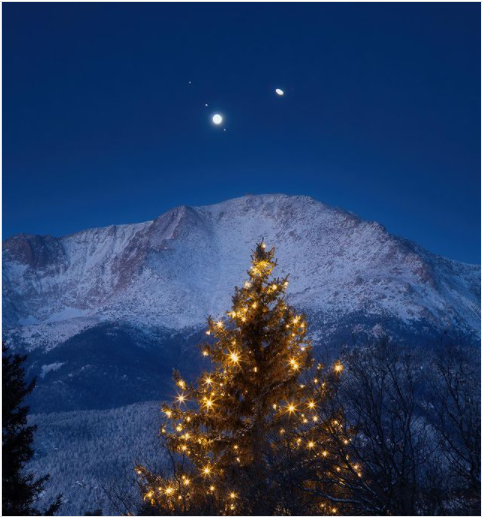 Instaslang's tweet photo. @GhumanPress "Conjunction" is a part of speech that connects words, phrases, or clauses that are called the conjuncts of the conjunctions.  

For the first time in 800 years, world watched a “great conjunction” of Jupiter and Saturn on Monday. https://t.co/1kD1Nzxupw
