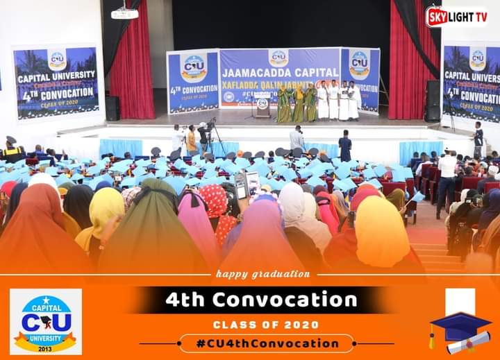 CapitalSomalia's tweet photo. Congratulations 
#Batch4 
Class of 2020
#CU4thConvocation https://t.co/UtuCGNO9qu