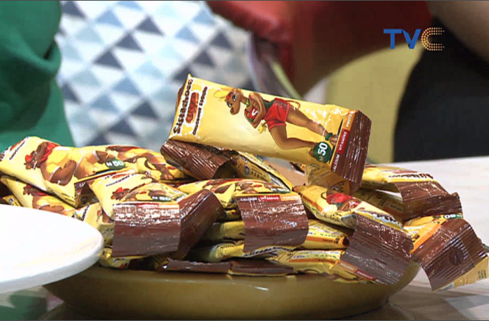 TVCconnect's tweet photo. The new @mistachoco and #Sistachoco Choconut Spread made from the perfect blend of natural ingredients - Cocoa, peanut and Milk powder - gives the perfect rich creamy taste. Yummy 🤤 #WakeUpNigeriaOnTVC @titithedynamite https://t.co/C2jos2s1V1