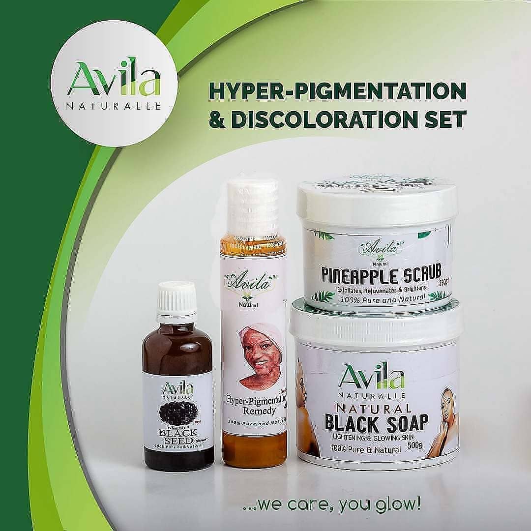 AvilaApapa's tweet photo. For natural and effective remedy, treat your dark patches and spots with Avila Hyper-Pigmentation &amp; Discoloration Set. 

For your orders and inquiries, send us a DM or call/whatsapp on 08036093881.

Our delivery service is available for all items. https://t.co/QTwZDkiL2F