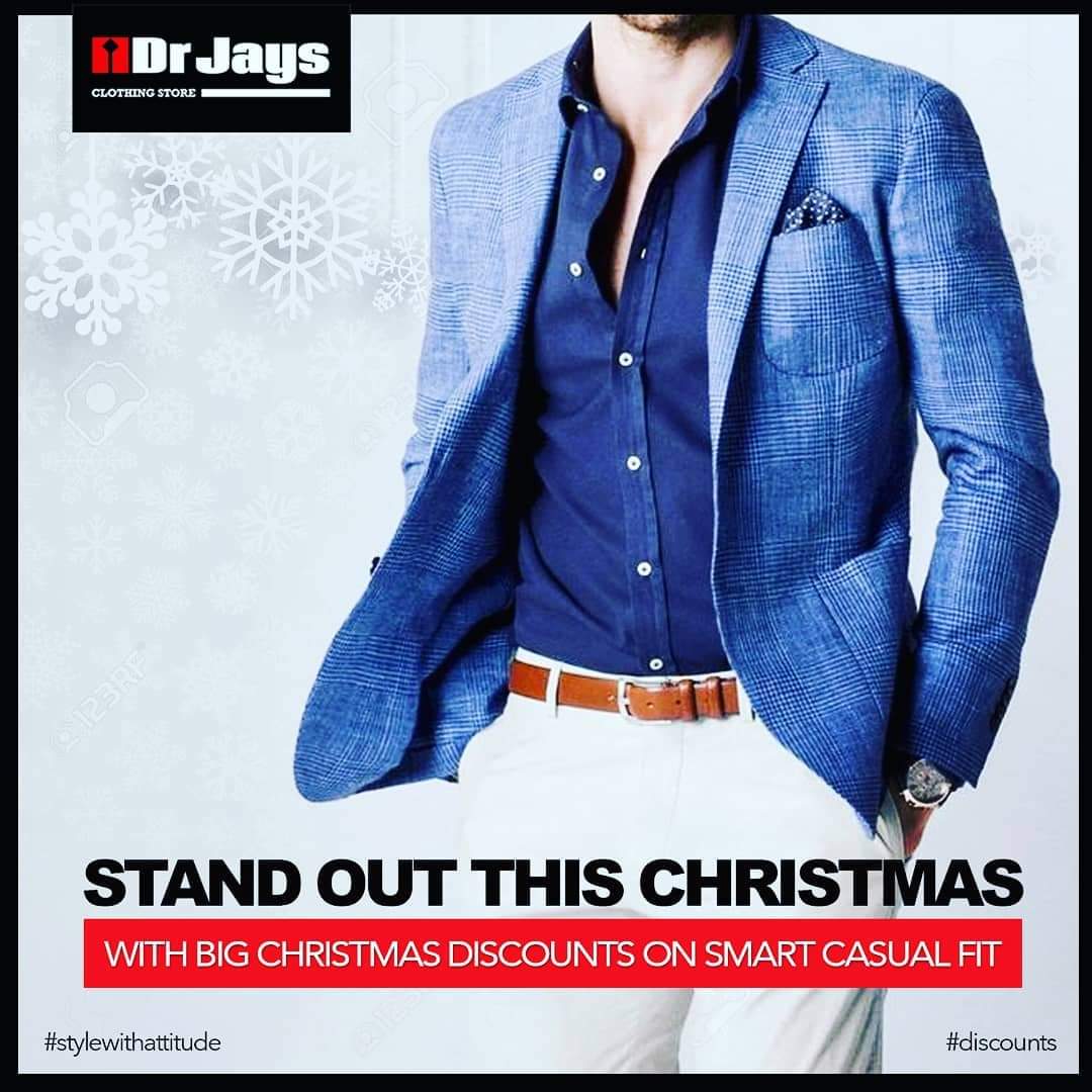 TwoRivers_KE's tweet photo. Look stylish this Christmas Season with Dr. Jays! Visit them on ground floor and shop for smart-casual fits at great discounts 🤵🏾🤵🏾
#TwoRiversXmasMagic https://t.co/gLxtRtsDsg