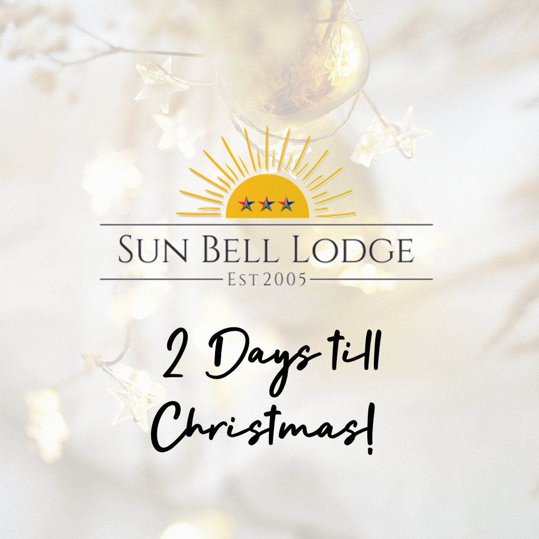 1Sunbelllodge's tweet photo. Only 2 days to go until Christmas! ❄️🎄

What will you be doing on Christmas Day and who will you be spending it with? 

#sunbelllodge #sunbell #2daystogo #christmasishere #festiveseason #tistheseasontobejolly #whatwillyoubedoing #family #friends https://t.co/8NtoMW6NSb