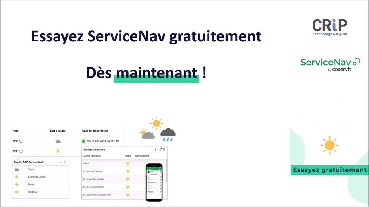 ServiceNav_io's tweet photo. Revivez le #REX client de @SCC_Info utilisant #ServiceNav au quotidien pour ses #services #managés
https://t.co/IQQpEYllTq
#supervision #ITMonitoring https://t.co/c28YKfLkZn