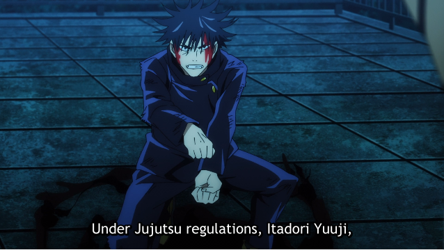 If you read the manga you gonna know what Megumi's trying to do here... then Gojo appeared within 20s*His teleport will kill anyone that's on the path, so he can't be too far away.