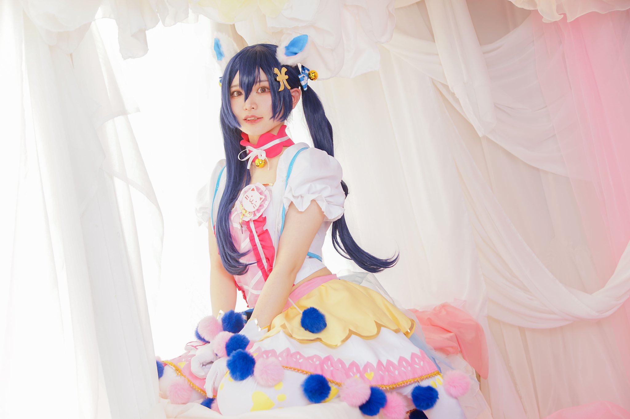 ラブライブ！スクフェスAC キャットツインテール 園田海未 高坂