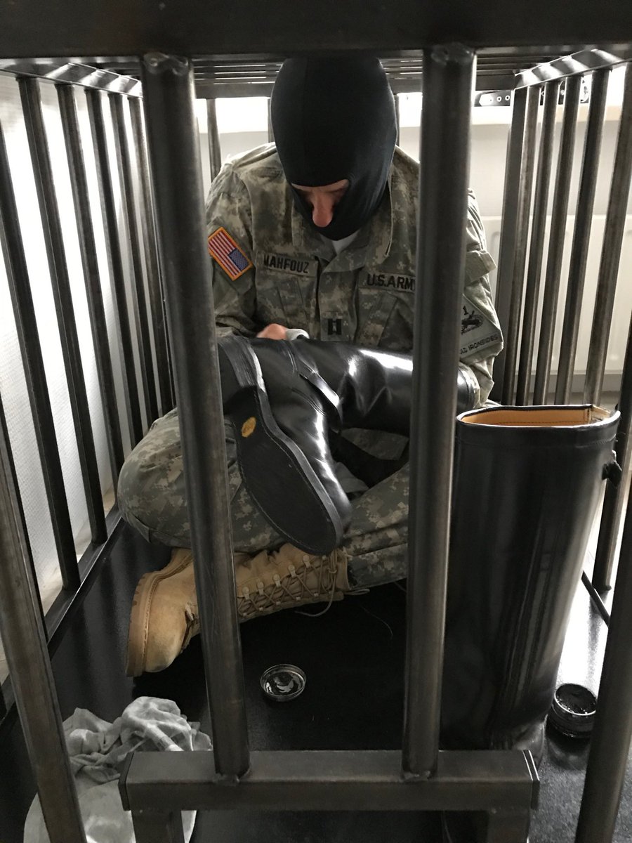SoldierPrisoner's tweet photo. 450 days cock caged! It was an honor to serve @LeatherDennisNL and being of use to HIM to make HIS life easier. A true MASTER. #gaychastity #gaymilitary #gayslave #servingmen https://t.co/YfmXMY1rPy