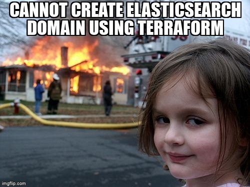 overflow_meme's tweet image. Cannot create elasticSearch Domain using terraform stackoverflow.com/questions/6541… #awselasticsearch #terraform