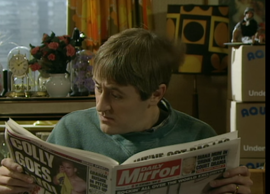 As Only Fools and Hoses aired, the Tories were "indignant" at what they saw as more unhelpful Labour propaganda. They highlighted four scenes from the show in which characters were reading the Daily Mirror…..