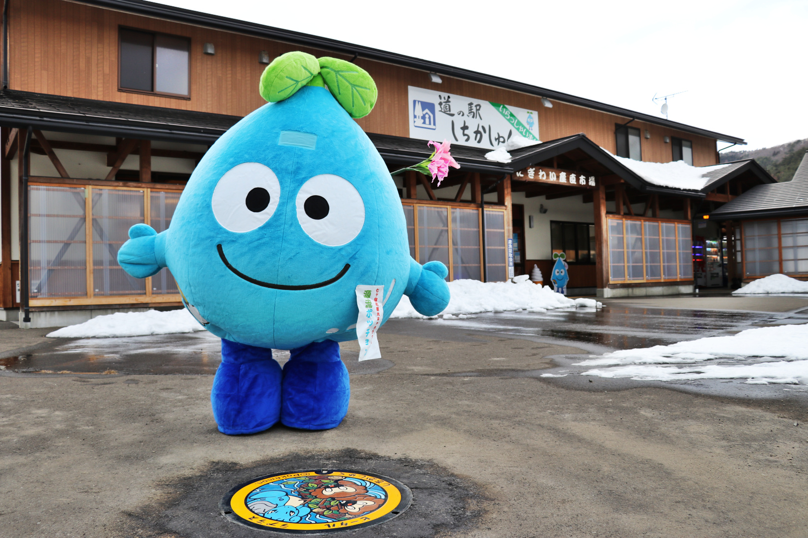 七ヶ宿町観光協会 Ar Twitter ポケふた発見 みやぎ応援ポケモンのラプラスと 七ヶ宿ダムに因んでビーバーポケモンのビーダルも一緒にデザインされたマンホール 宮城巡りスタンプラリー 開催中で スタンプを集め応募いただくと宮城の特産品やラプラスグッズ