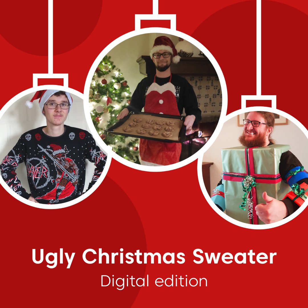 Inspiratie opdoen voor je kerstoutfit? Misschien vind je wel iets bij de winnaars van onze Ugly Christmas Sweater Day, the digital edition. 🤔🎄#christmassweater