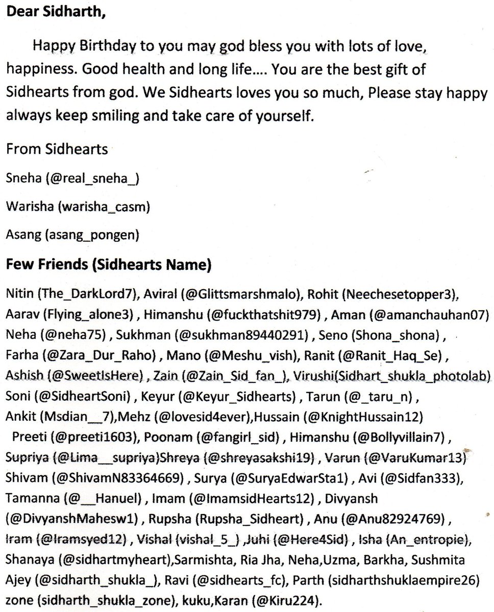 Real_sneha_'s tweet photo. Omg omg after long time 😭😭😭 thank you so much @sidharth_shukla finally meri gift pahuch gayi intezaar ka fal mitha hota hai suni the aaj pta bhi chal gaya 😭😭😭😭 I am so happy 😭😭 and congratulations my all friends jiska bhi name hai ♥️♥️♥️♥️
#SidharthShukla 
#SidHearts https://t.co/ZVaE5xxZFA