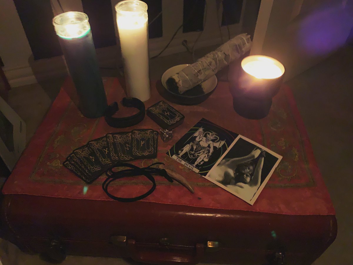 Bordash's tweet photo. come on out and wipe your cemetery eyes, my makeshift altar has come to good use. friends here and far, the sun is setting low on you, the darkness may chase you but it will set you free. https://t.co/1OqbvPmXkf