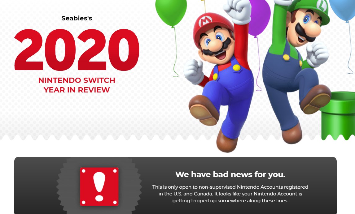 radicalseabies's tweet photo. ppl posting their nintendo switch year in review things and im over here in australia like https://t.co/RTjGJqRLk2