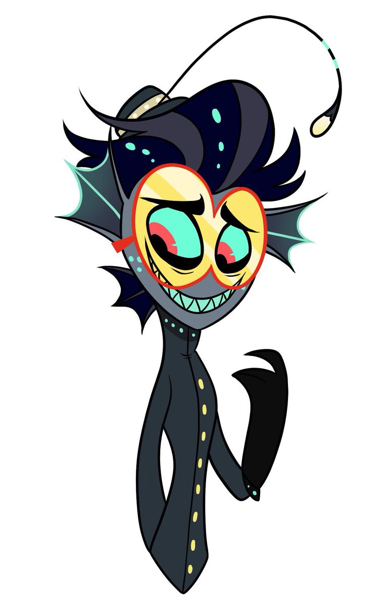GRUMM9301's tweet photo. Alright. I guess itβs time for my first #HazbinHotel crack ship.
So, uhh...
Is Baxter x Crymini a thing yet? #fishwolf maybe? https://t.co/2stIUKzH1a