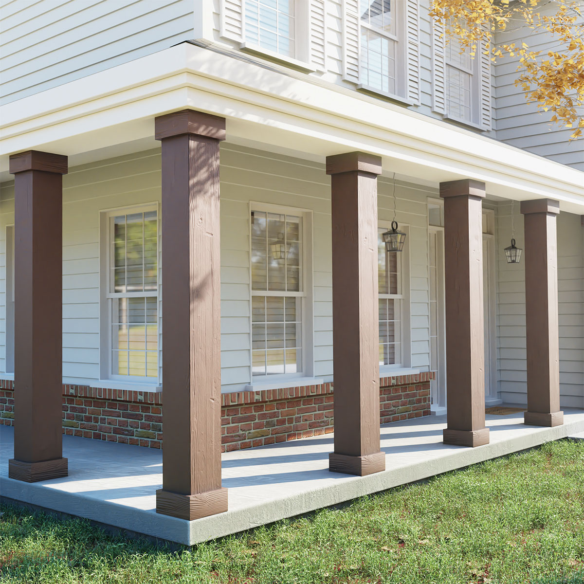 EkenaMillwork's tweet photo. #fauxwoodcolumnwraps offer you the realistic look of wood, without the real wood hassles. Come check out our full line https://t.co/qjcSZ92YoI https://t.co/E45ePNqU4r