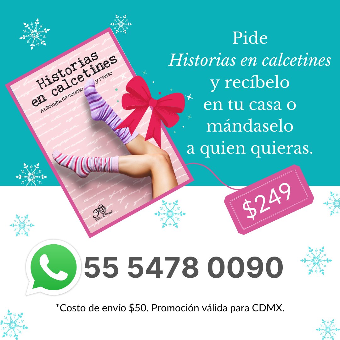 Te_dequerer's tweet photo. ¿Cerraron las tiendas antes de que hicieras tus compras navideñas? No te preocupes: pide Historias en calcetines y se lo llevamos a quien quieras. 😉 https://t.co/NkwdEKpLXb