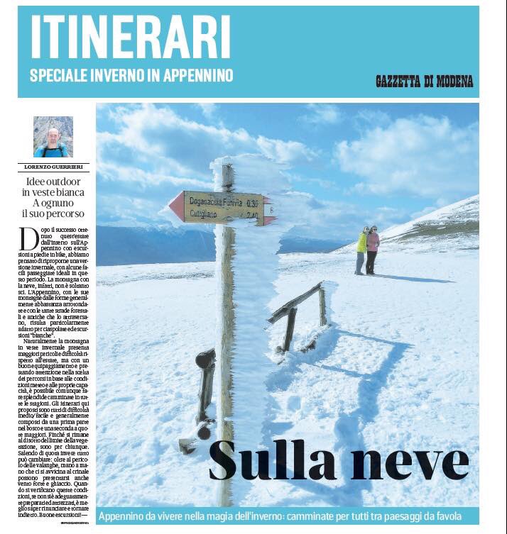 gazzettamodena's tweet photo. #Buongiorno a tutti  da #Modena con la #GazzettadiModena La #primapagina del giornale Oggi con l’inserto #Itinerari sulla neve Pronto in #edicola e in edizione #digitale sfogliabile su smartphone tablet e pc https://t.co/mHjP762NNb https://t.co/IRUrrAC0al