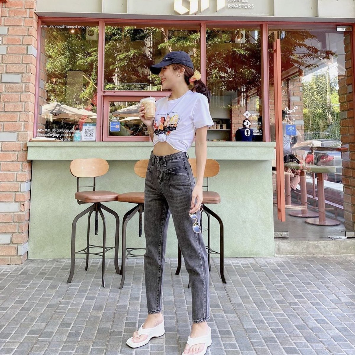 gmcrzsx's tweet photo. ส่งต่อ กางเกงจากร้าน Somethingbenift / Like this Jeans น้อง Boy slim เอวสูง 13 นิ้วเก็บทรงสุด สียีนส์ super cool มากับสีเทาดำฟอกเฟด size S เอว 23-24 สะโพก 34 จากเอวถึงเป้า 13 ยาว36 ราคา 200 บาท รวมส่ง 🥐🏹#somethingbenefit #กางเกงยีนส์ #กางเกงยีนส์ขายาว #กางเกงยีนส์เอวสูง #กางเกง https://t.co/V1LKe7FZA2
