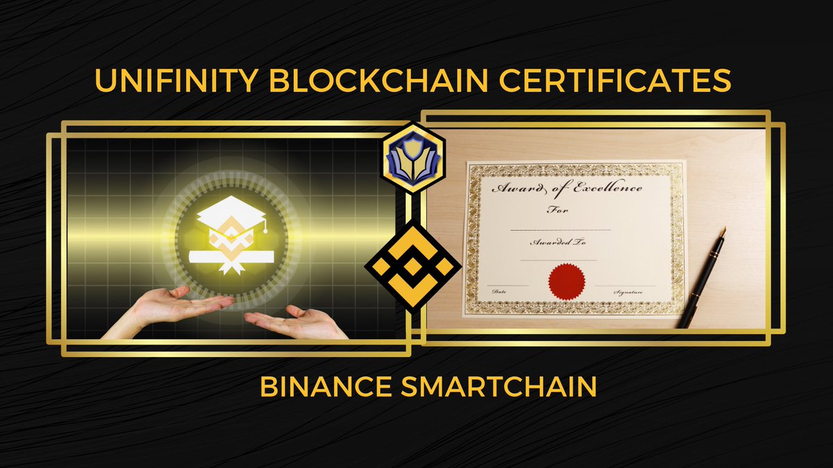 Unifinity_ph's tweet photo. Unifinity will now be using @binance Smartchain in issuing our Credentials. Receive our Certificate this coming Women's History Month of 2021.
The Global Women Empowerment event. Powered by Virtual Reality.
https://t.co/EYEhwCbRiD 

Thank you @cz_binance for #BSC #BNB #UNYC https://t.co/y52V8YyYrc