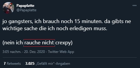 zCrexpy's tweet photo. Ahja https://t.co/YJ8WevNoMn