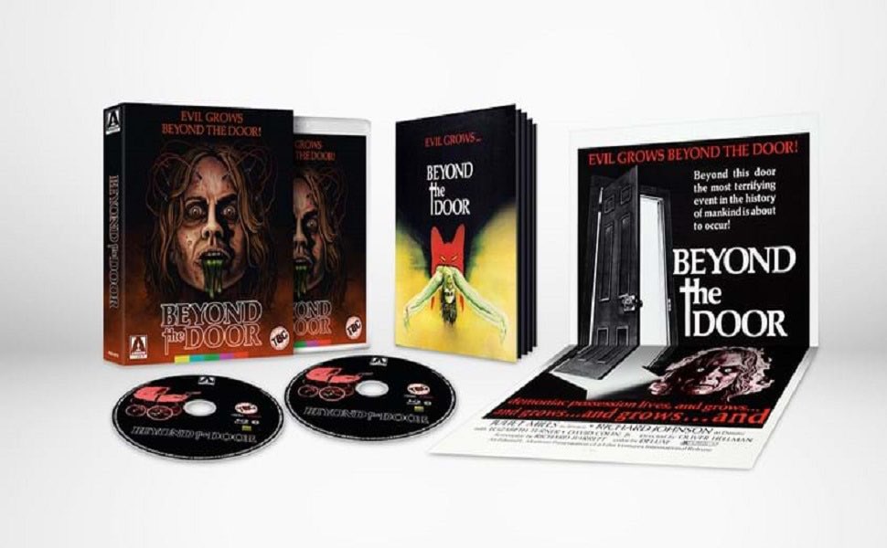 BEYOND THE DOOR. I was so happy this got a better Bluray release. Yes, it’s a “ripoff” but a good standalone flick for sure filled with crazy moments. Arrow always delivers.